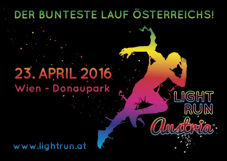 Beim Lightrun für den guten Zweck laufen