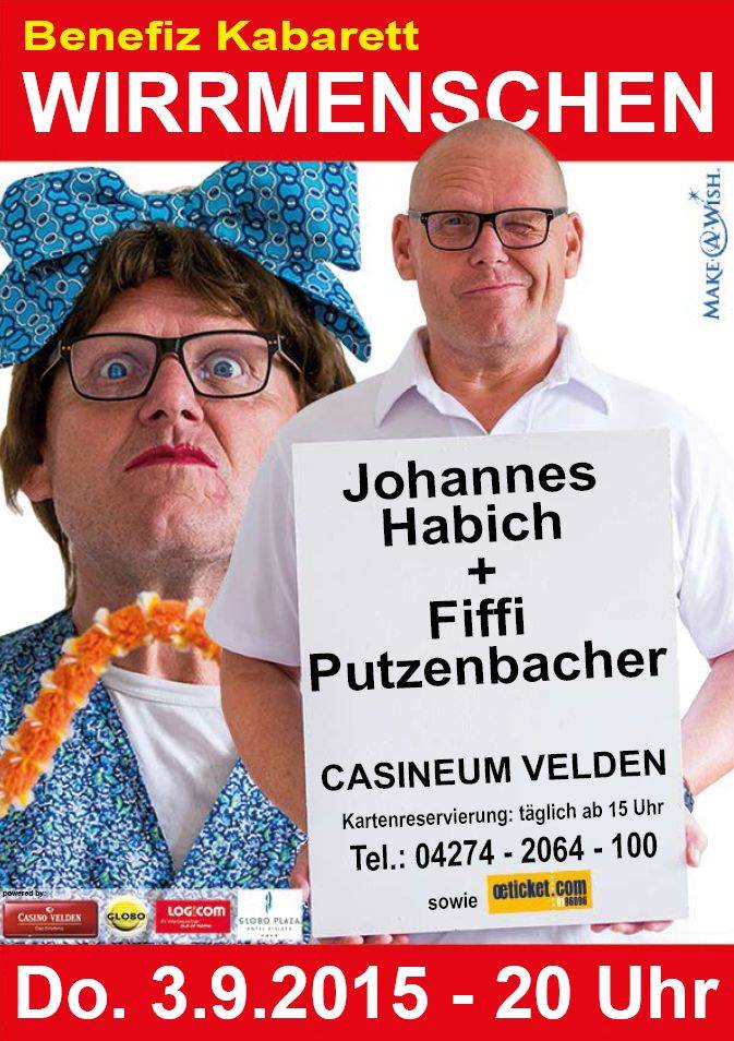 Benefizkabarett Wirrmenschen am 03.09.2015