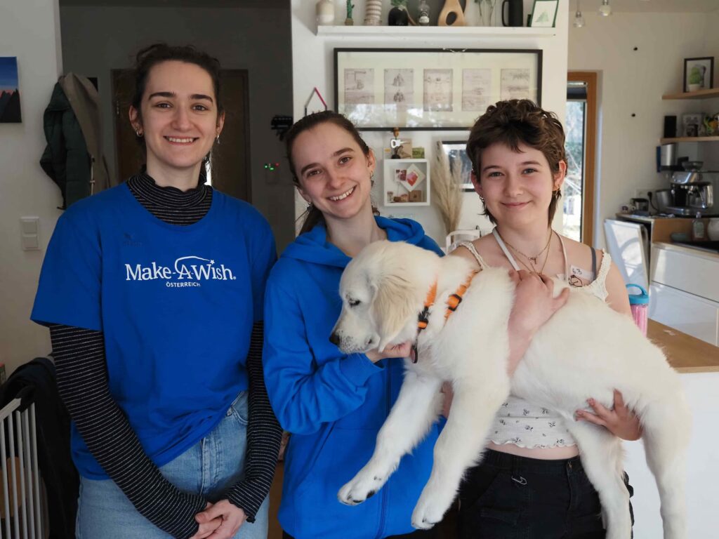 imamake-a-wish-oesterreich_erfuellte-herzenswuensche_florentina_hund_04 Florentina mit ihrem Hund