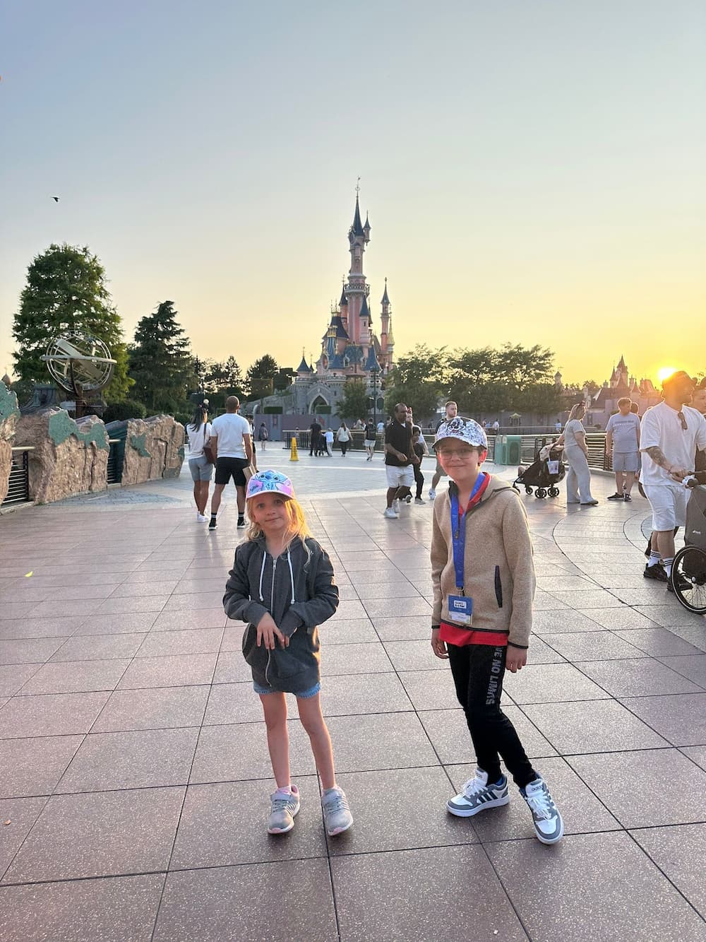 Lukas und Family in Disneyland Paris